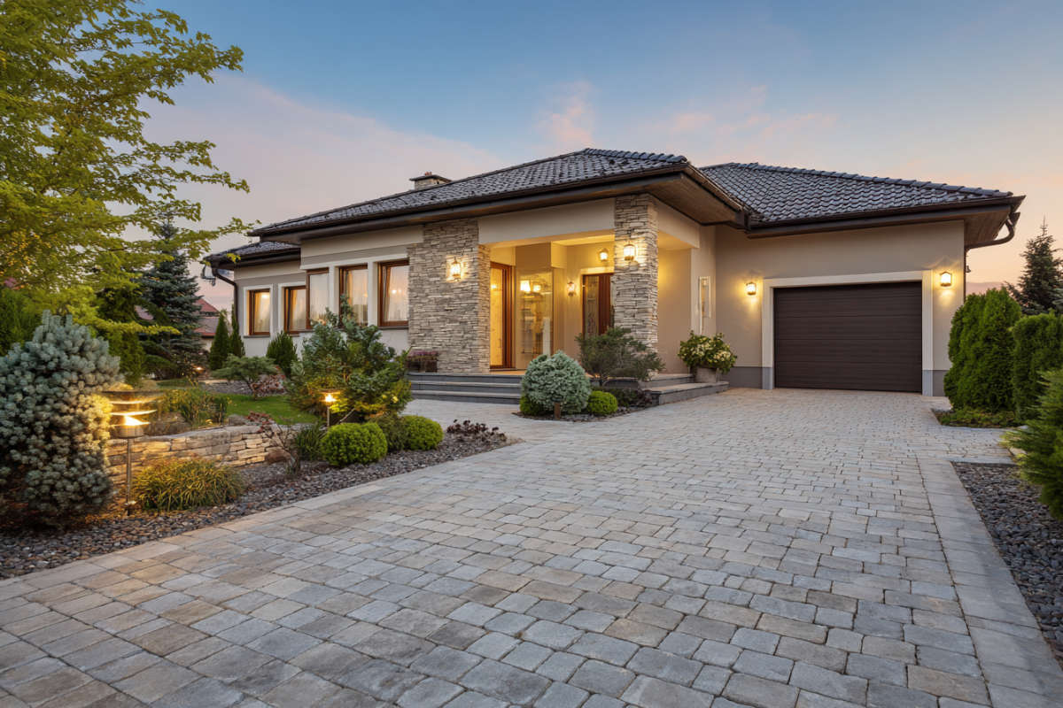 restored driveway